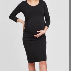 Black Three-Quarter Sleeve Maternity Bodycon Black Three-Quarter Sleeve Maternity Bodycon Dress - Women Ingrid & Isabel Product Description: Curve-Hugging Dress With A Minimalist Design And Plenty Of Stretch To Flatter Your Growing Baby Bump. Midi-Length Hem For A Classic Finish. 57% Cotton / 38% Polyester / 5% Spandex Machine Wash Dress - Women Ingrid & Isabel Product Description: Curve-Hugging Dress With A Minimalist Design And Plenty Of Stretch To Flatter Your Growing Baby Bump. Midi-Length Hem For A Classic Finish. 57% Cotton / 38% Polyester / 5% Spandex Machine Wash Black Lace Maternity Dress, Maternity Bodycon Dress, Pink Maternity Dress, Embroidered Summer Dress, Maternity Sweater Dress, Curve Hugging Dress, White Maternity Dresses, Lace Maternity Dress, Floral Maternity Dresses