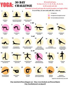 a poster with yoga poses and their meanings in different languages, including the words'yoga - strike a pose '