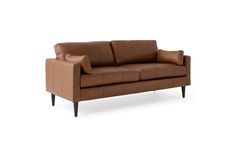 Vintage is back in style and so is the Trafton Sofa A rust-colored leathervinyl match covers the cozy cushions while tapered wood legs support the piece Sleek track arms loose back and reversible seat cushions combine to create the vintage style you crave Bring the Trafton Sofa home today Cozy Cushions, Leg Support, Sofa Home, Reclining Sofa, Wood Legs, The Vintage, Recliner, Seat Cushions, In Style