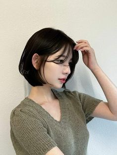 Asian Hair Bob, Pelo Ulzzang, Shortish Hair, Ulzzang Short Hair, Korean Hair Color, Hairstyle For Men, Short Hair Images, Ootd Instagram