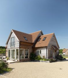 a large house with a lot of windows on it