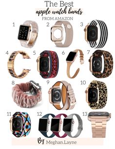 Apple I Watch Bands For Women, Starlight Apple Watch Band Ideas, Apple Watch Womens Bands, Apple Watch Ideas For Women, Apple Watch Band Ideas, Designer Apple Watch Bands, Girly Apple Watch Bands, I Watch Accessories, Apple Watch 44mm Women