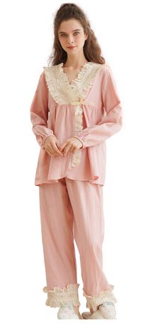 60s Pajamas Vintage, Vintage Pajamas Aesthetic, Elegant Pjs, Vintage Pajamas Women, 1930s Pajamas, 1940s Pajamas, 1950s Sleepwear, Coquette Pajamas, Patterned Pajamas