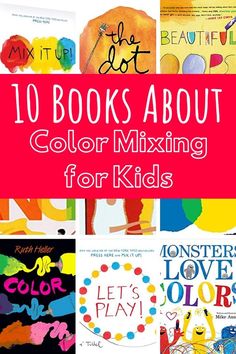 Books About Colors Preschool, Kindergarten Color Mixing Art Lesson, Color Books Preschool, Mixing Colors Preschool Activities, Color Books For Preschool, Colour Mixing Activities Preschool, Mixing Colors Preschool, Color Mixing Activities Preschool, Color Mixing Preschool