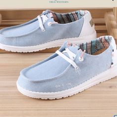 Cotton Canvas Upper Ultra-Light Outsole Slip On Flex And Fold Technology Memory Foam Insole Machine Washable Cold Casual Cotton Canvas Shoes, Casual Denim Slip-on Sneakers, Casual Light Blue Slip-on Sneakers, Light Blue Lace-up Casual Sneakers, Casual Light Blue Lace-up Sneakers, Casual Cotton Sneakers, Comfortable Casual Canvas Shoes, Casual Comfortable Canvas Shoes, Blue Slip-on Canvas Shoes