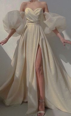 #wedding dresses ideas#wedding dresses#unique wedding dresses#simple wedding dress#fairytale wedding dress#romantic wedding dress#weddingdresses Dresses For A Party Classy, Fairytale Dress Simple, Dressed To Wear To A Wedding As A Guest, Red Carpet Dress Ideas, One Sleeved Dress, Pretty Gowns Classy, Prom Inspo Dress, Stylish Dresses For Women Fashion, Stunning Dresses Elegant