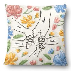 The love between a mother and daughter is forever.

Showcase your affection with the "Hand In Hand, I Will Always Protect You - Faux Embroidered Effect Printed Fabric, Personalized Pillow," an ideal gift for Mother, Grandma, or daughter on Mother’s Day, Thanksgiving, Christmas, birthdays, or anniversaries. This pillow’s thoughtful message and unique design make it a standout present for any special occasion.

Brighten up any space with this beautifully crafted pillow, which features a faux embro Hand Pillow, Reading Nooks, Head Pillow, Personalized Pillow, Cozy Reading Nook, Cozy Reading, Personalized Pillows, Gift For Mother, Mother And Daughter