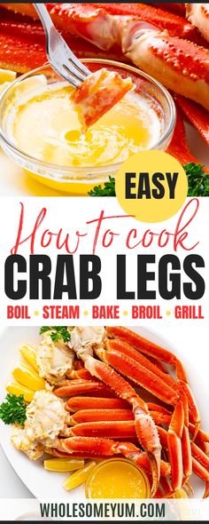 how to cook crab legs in the slow cooker