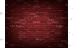 a brick wall with red bricks