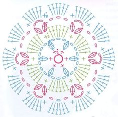 an image of a crochet doily pattern