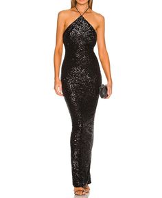 PRICES MAY VARY. Fabric: 95% Polyester, 5% Spandex, This formal party dress made of sequin and glitter fabric, stunning & thick material. Features: Women elegant evening gown, glitter sequin, halterneck styling with tie closure, sexy open back design, which shows your charming and body shape! Design: Womens sparkling cocktail party gown, hidden back zipper closure, halter neck styling with tie closure, open back, back hem slit, heavyweight fabric with allover tonal sequin embellishments. Occasio Revolve Fashion, Sequin Evening Gowns, Bodycon Cocktail Dress, Halter Neck Maxi Dress, Dress Open Back, Evening Gowns Elegant, Long Bodycon Dress, Formal Party Dress, Women Halter