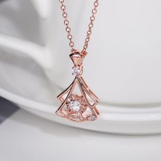 Shiny Unique Shape Rose Gold Plated Necklace For Women, Marr9003 Necklace Length: 18 Inch Metal: Rose Gold Plated Over High Quality Brass Stone: Cubic Zirconia Ia High Quality Material Hand Crafted With Love And Care Perfect For Gift, Holiday, Christmas, Birthday, Vacation, Mother's Day, Valentine's Day, Wedding, Engagement , Bridal, Promise, Anniversary, Party Please Feel Free To Message Me If You Have Any Questions. Thank You For Shopping With Us! Rose Gold Flower Pendant Jewelry For Party, Elegant Necklace With Flower Pendant For Celebrations, Elegant Flower Pendant Necklace For Celebration, Rose Gold Jewelry For Mother's Day Party, Elegant Rose Gold Necklaces For Celebration, Elegant Rose Gold Necklace For Celebration, Mother's Day Rose Gold Party Jewelry, Rose Gold Pendant Jewelry For Party, Rose Gold Pendant Necklace For Evening