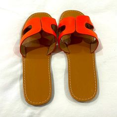 Summer Sandals, Orange And Brown Summer Sandals, Sandals Summer, New Woman, Color Orange, Women's Shoes Sandals, Womens Sandals, Shoes Sandals, Women Shoes, Sandals