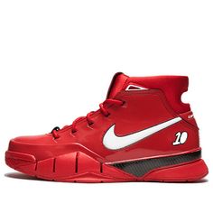 Nike Zoom Kobe 1 Protro 'Demar Derozan' PE AR4595-600 (SNKR/Retro/Basketball) Nike Red Throwback Basketball Shoes, Throwback Red Nike Basketball Shoes, Retro Red Nike Basketball Shoes, Retro Basketball Shoes For Sports Events, Demar Derozan, Nike Zoom Kobe, Adidas Crazy, Retro Basketball, Anime Dragon Ball