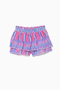 With candy-colored stripes, it's impossible not to love the Splash Tiered Skort. Team it with the matching top for extra awesomeness! Playful Striped Shorts For Summer, Playful Striped Summer Shorts, Playful Striped Bottoms For Summer, Striped Stretch Summer Shorts, Playful Red Shorts For Spring, Playful Stretch Shorts For Spring, Fun Stretch Shorts For Spring, Matching Top, Stripes