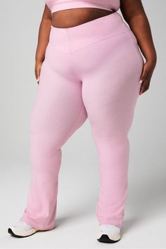 HeatherFlex High-Waisted Mini Flare Fabletics pink female Activewear >> Womens >> Bottoms >> Leggings >> Leggings HeatherFlex plus Everyday/Lounge/Yoga and Studio Hidden Pockets Female Activewear, Low Impact Workout, Hidden Pocket, Flare Pants, Active Wear For Women, Womens Bottoms, Everyday Wear, Lounge, High Waisted