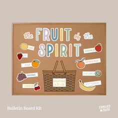 the fruit of the spirit bulletin board kit