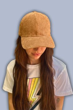 DetailsSolid Color Corduroy Baseball Cap FINAL SALE High quality corduroy Adjustable back strap Soft fabric fit Sizing Adjustable strap closure Corduroy Hat, Denim Outerwear, Back Strap, Soft Fabric, Baseball Cap, Soft Fabrics, Final Sale, Camel, Sweater Dress