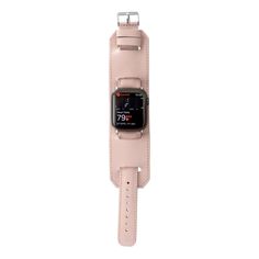 Experience the luxurious comfort and unparalleled craftsmanship of our nude pink leather cuff Apple Watch band. This unique accessory blends classic design with modern functionality, making a bold statement on your wrist, designed to enhance your daily wear while showcasing your personal style. Completely Handmade Genuine Full-Grain Leather Special Cuff Style Design Durable, Stylish & Timeless Design Stainless-Steel Buckles - Secure & Strong Compatible with all Apple Watch Series (including Appl Adjustable Pink Leather Watch Band, Luxury Pink Watch Band With Bracelet Strap, Modern Watches With Adjustable Strap, Pink Luxury Bracelet Strap Watch Bands, Modern Cuff Watch Band With Bracelet Strap, Adjustable Pink Apple Watch Band For Everyday Use, Modern Pink Watch Bands With Bracelet Strap, Modern Pink Bracelet Strap Watch Bands, Modern Adjustable Leather Strap Watch Bands