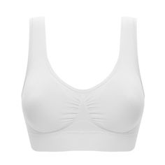 Color: style2 white, Bands Size: M Comfort Bra, Belle Silhouette, Foam Cups, Yoga Sports Bra, Seamless Sports Bra, Yoga Tank Tops, Gym Tops, Plus Size Bra, Yoga Bra