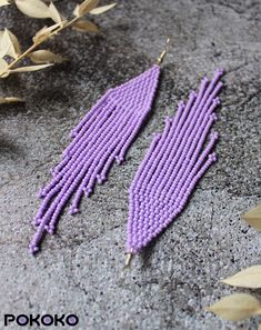 Purple Beaded Chandelier Earrings For Party, Elegant Lavender Beaded Earrings With Dangling Beads, Elegant Purple Beaded Earrings With Colorful Beads, Summer Purple Earrings With Colorful Beads, Purple Beaded Earrings With Dangling Round Beads, Elegant Handmade Lavender Beaded Earrings, Purple Beaded Earrings For Festival, Elegant Lavender Beaded Drop Earrings, Elegant Lavender Beaded Earrings