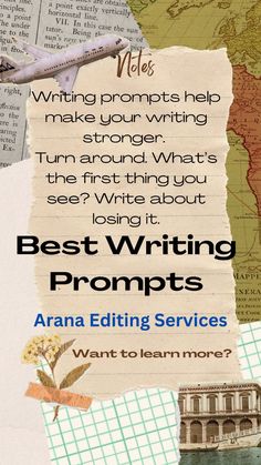 an advertisement for the best writing prompts program