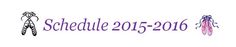 the logo for schedule 2013 - 2016 is shown in purple and black on a white background