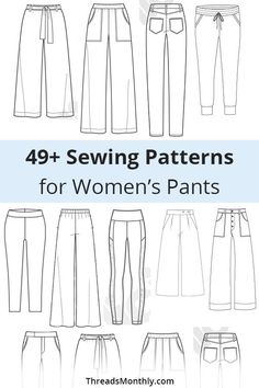 sewing patterns for women's pants