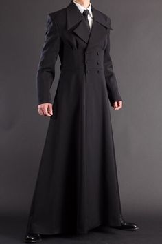 Double Breasted Dress, Mode Tips, Trench Coat Dress, Long Coats, Gothic Punk, Mens Winter Fashion, Suit Fashion, Outfits Summer, British Style