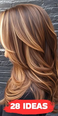 "Rich Autumnal Hair Colors for Brunettes at Homecoming" Fall Highlights Light Brown Hair, 2024 Highlights Hair, Caramel With Blonde Highlights, Carmel Highlights Dirty Blonde Hair, Caramel And Blonde Highlights Brown Hair, Light Brown With Caramel Highlights, Honey Copper Hair Caramel Highlights, Light Brown Hair With Caramel Highlights, Honey Caramel Balayage