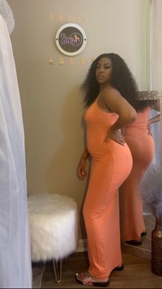 Peach colored fitting maxi dress Orange Elegant Stretch Maxi Dress, Apricot Fitted Maxi Dress For Party, Spring Full-length Bodycon Dress, Elegant Orange Stretch Maxi Dress, Spring Stretch Maxi Dress, Fitted Apricot Maxi Dress For Party, Elegant Stretch Orange Maxi Dress, Spring Stretch Maxi Bodycon Dress, Spring Stretch Bodycon Maxi Dress