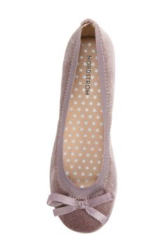 A stretchy topline brings comfort to a bow-trimmed ballet flat that’s great for any wardrobe. Synthetic upper and lining/rubber sole Imported Slip-on Synthetic Ballet Flats With Bow, Synthetic Slip-on Ballet Flats With Bow, Casual Slip-on Ballet Flats With Bow, Casual Ballet Flats With Bow, Synthetic Bow Slip-on Ballet Flats, Casual Bow Ballet Flats, Fitted Ballet Flats With Bow And Round Toe, Spring Stretch Ballet Flats Slip-on, Spring Stretch Slip-on Ballet Flats