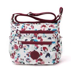 New Women Shoulder Bags Floral Print Women's Handbags Designer Crossbody Messenger Bag Female Waterproof Nylon Mommy Bag SIZE: 26CM*12CM*22CM Note: 1-2cm manual measurement tolerance is inevitable The pictures are of the physical product. However, the actual color maybe different from which on the monitor. [23y 7m 19d] Cheap Crossbody Bags, Casual Tote Bag, Pocket Handbag, Mommy Bag, Nylon Handbag, Women Crossbody Bag, Handbags Designer, Women Shoulder Bag, Designer Crossbody