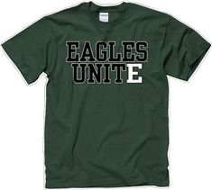 Eastern Michigan, The Eagles, Mens Green, Short Sleeve T Shirt, Eagles, Michigan, Outfit Ideas, In Store, T Shirts