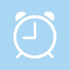 an alarm clock on a blue background