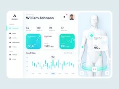 the app is designed to look like a human body and features an image of a man's torso