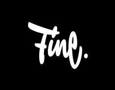 the word find written in white on a black background