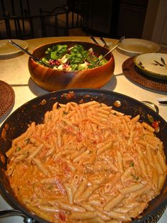 the food is on the table and ready to be eaten by someone who likes it