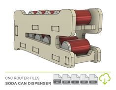 an image of some sort of machine that is designed to look like it has two rolls of