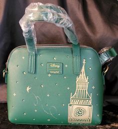 Rare Loungefly Bags, Lounge Fly, Disney Purses, Disney Bags Backpacks, Green Dome, Pretty Purses, Bag Painting, Summer Bod, Novelty Purses