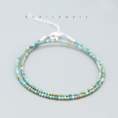 Natural Turquoise Beaded Choker, Tiny 2mm Hubei Green Turquoise Beads, Real Turquoise Beaded Necklace, Handmade Necklace, Gift for Her Materials: Natural Turquoise, Silver/gold plated metal Bead Size: approximately 2mm Closure: Lobster Clasp Chain Extender Length: 2 inches ----------------------------------------------------------------------------------------------- ❤SHIPPING Processing Time: 1-3 days Shipping Day: Monday, Wednesday, Friday USPS Ground Advantage(within the U.S ): 2-5 business days * FREE SHIPPING on all orders over $35 in the USA! ----------------------------------------------------------------------------------------------- Packaging: The necklace/bracelet will come in a decorative jewelry pouch, making it suitable for gifting or safe storage. ❤ Gift Wrapping If you need Turquoise Tiny Beads For Jewelry Making, Turquoise Hand-strung Friendship Bracelets With Round Beads, Turquoise Friendship Bracelets With Tiny Beads, Turquoise Friendship Bracelets With Faceted Beads, Pouch Making, Turquoise Beaded Necklace, Metal Bead, Valentines Day Presents, Turquoise Bead Necklaces