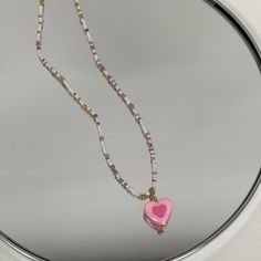 Material: Imitation pearl Color: Blue, Yellow, Purple, Pink Fashion Element: Love Heart/Heart Shape Style: Korean Korean Style Valentine's Day Beaded Party Necklace, Heart-shaped Beads For Valentine's Day Gift, Pearl Heart Beads Jewelry For Party, Heart-shaped Beaded Pearl Jewelry, White Beaded Necklaces For Valentine's Day, Heart-shaped Pearl Beaded Jewelry, Heart Beads For Valentine's Day Gift, Heart-shaped Colorful Beads For Gifts, Heart-shaped Beads For Gift