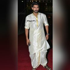 Rana Naidu, Bridegroom Outfits, Sherwani For Men Wedding, Casual Dress Shirt Men, Rana Daggubati, Men Fashion Photoshoot, Feather Photography