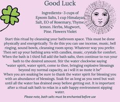 Meditation Station, Energy Magic, Quantum Physics Spirituality, Bath Soak Recipe, Lily Tattoo Design, Good Luck Spells, Sigil Tattoo