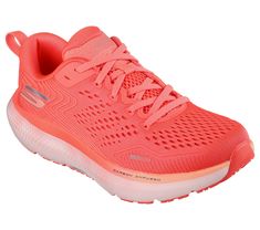 Get ready to move in lightweight supportive comfort with Skechers GO RUN Ride 11 . This carbon-infused lace-up trainer features a breathable engineered mesh and synthetic upper with a removable Skechers Arch Fit insole, HYPER BURST ICE cushioning with HYPER ARC , and a Goodyear Performance Outsole. | Skechers Women's GO RUN Ride 11 Sneaker | Medium Width | Patented Skechers Arch Fit insole system with podiatrist-certified arch support | Podiatrist-designed shape developed with 20 years of data a Sports Running Shoes With Gel Cushioning And Lace-up, Lace-up Running Shoes With Gel Cushioning For Sports, Lace-up Running Shoes With Gel Cushioning For Workout, Athleisure Mesh Running Shoes With Gel Cushioning, Sports Running Shoes With Ventilation And Lace-up, Lace-up Mesh Running Shoes With Gel Cushioning, Sporty Mesh Trail Running Shoes With Gel Cushioning, Sporty Trail Running Shoes With Gel Cushioning And Mesh, Lace-up Running Shoes With Gel Cushioning For Marathon