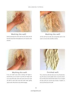 the instructions for how to wash your hair