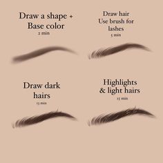 the different types of eyebrows and how to use them for each type of haircut