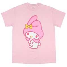 Embrace adorable Sanrio charm with the My Melody Junior's Boyfriend Fit Short Sleeve T-Shirt. This tee showcases My Melody front and center in an irresistibly cute pose, with her paws sweetly placed together, capturing her signature innocence and playful spirit. The relaxed, boyfriend-fit cut gives the shirt a comfortable, laid-back vibe while maintaining a fashionable look. Whether you're lounging at home or out and about, this tee combines comfort with a touch of kawaii style, perfect for fans My Melody Shirt, Sanrio World, Hello Kitty Hoodie, Cute Pose, Y2k Tops, Kawaii Style, Boyfriend T Shirt, Girl Sweatshirts, Cute Poses