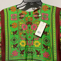 This Is A Brand New, Still In Its Original Plastic Bag, Tory Burch Maxi Silk Dress. Very Unique And Hard To Find Especially In Size 10. Absolutely Gorgeous. Pit To Pit ~20inches. Designer Silk Green Dresses, Designer Green Spring Dress, Green Silk Maxi Dress With Short Sleeves, Green Silk Short Sleeve Maxi Dress, Short Sleeve Green Silk Maxi Dress, Designer Green Long Sleeve Dress, Designer Printed Summer Dresses, Long Dress Green, Maxi Silk Dress