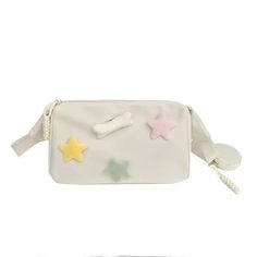 45358605828317 White Harajuku Style Shoulder Bag, White Harajuku Shoulder Bag For School, White Harajuku Style School Shoulder Bag, White Y2k School Bag, White Y2k Style School Bag, White Harajuku Style Canvas Bag For School, Harajuku Style White Canvas Bag For School, Kawaii White Crossbody Shoulder Bag, Trendy White Pouch Chest Bag